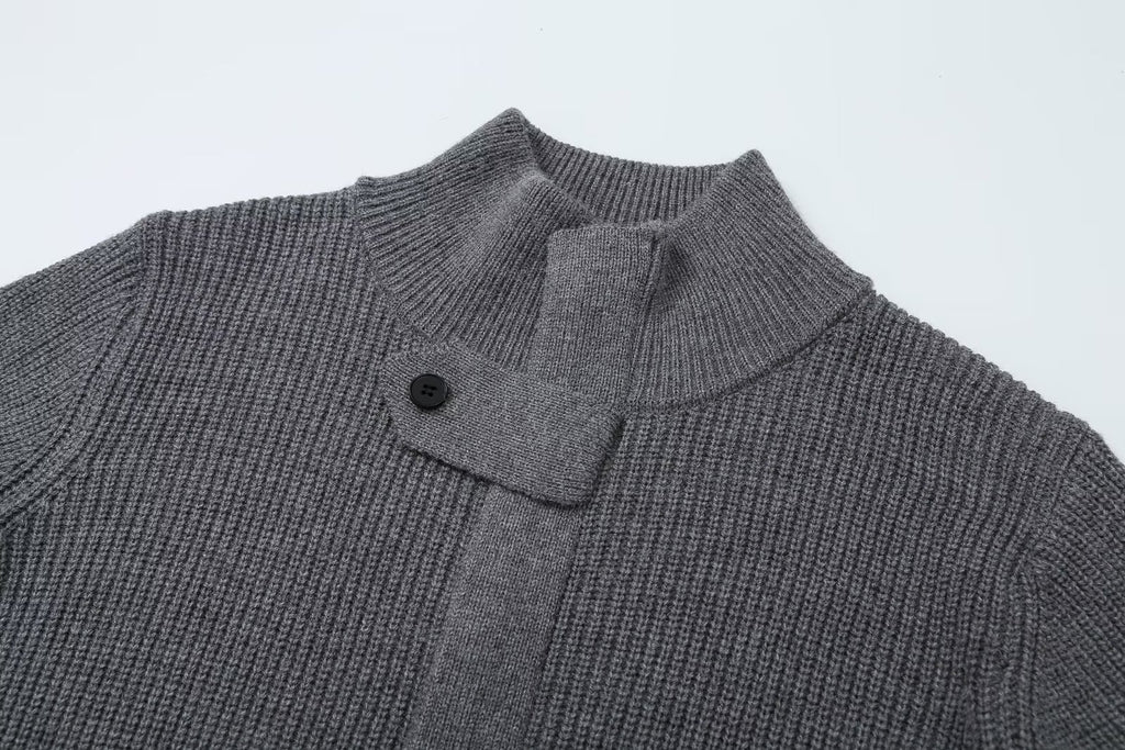 The Harbor Stone Knit Cardigan Jacket