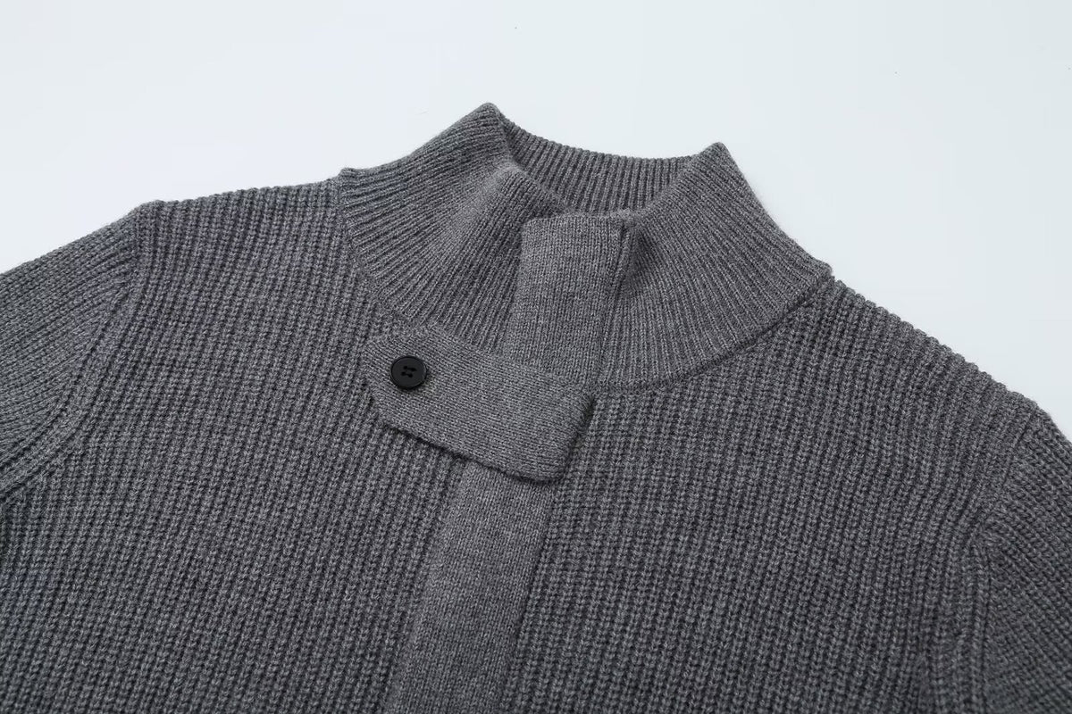 The Harbor Stone Knit Cardigan Jacket