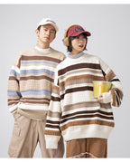 The Dune Block Round Neck Sweater