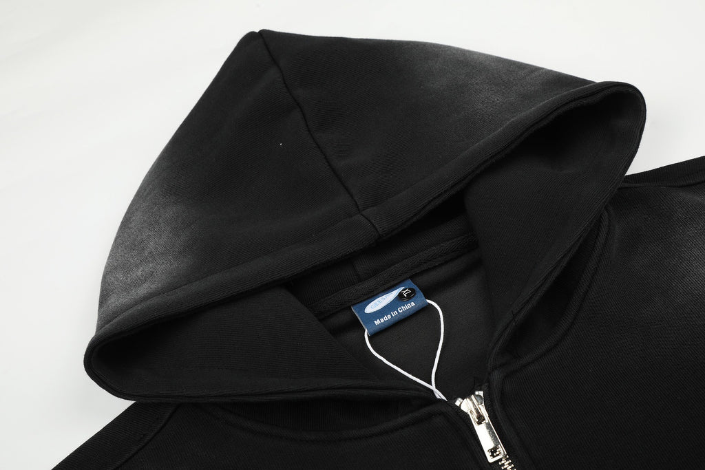 The Smoke Dye Vintage Zip Hoodie