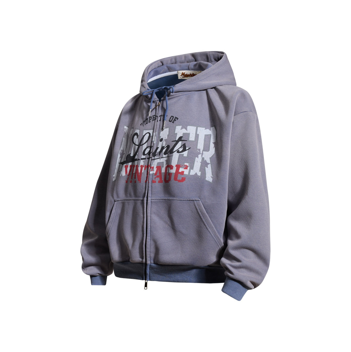 The Retro Script Zip Hoodie