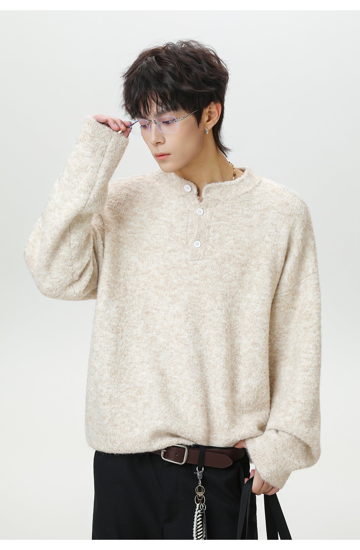 The Moss Harbor Solid Knit Sweater