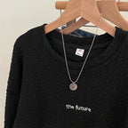 The Future Script Embroidered Sweatshirt