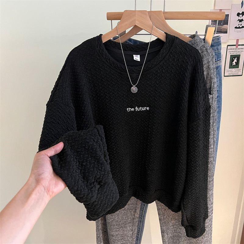 The Future Script Embroidered Sweatshirt
