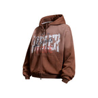 The Retro Script Zip Hoodie
