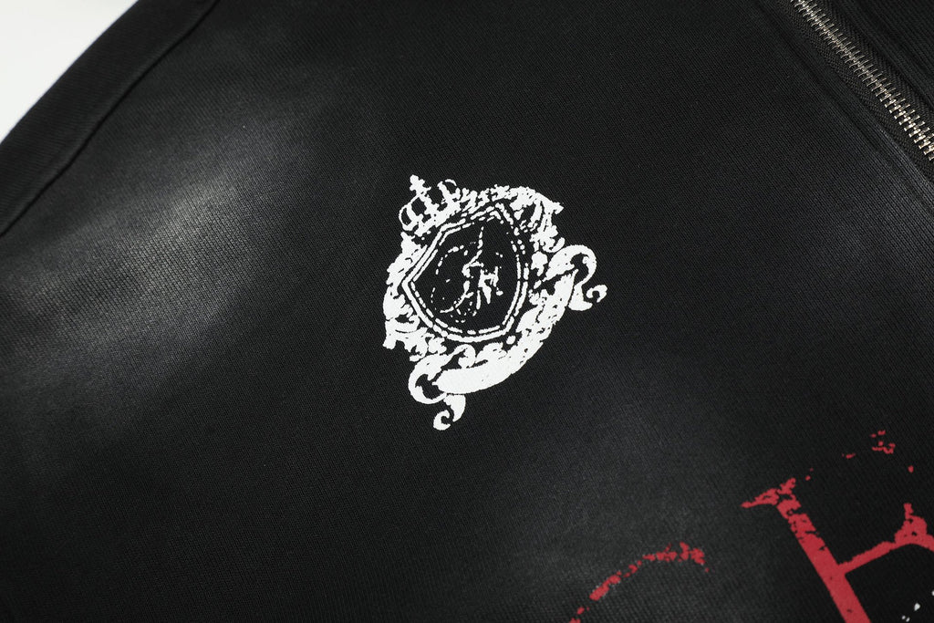The Smoke Dye Vintage Zip Hoodie
