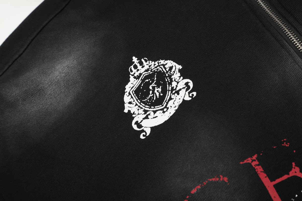The Smoke Dye Vintage Zip Hoodie