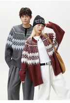 The Ember Row Stand Collar Cardigan