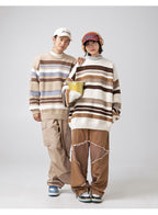 The Dune Block Round Neck Sweater