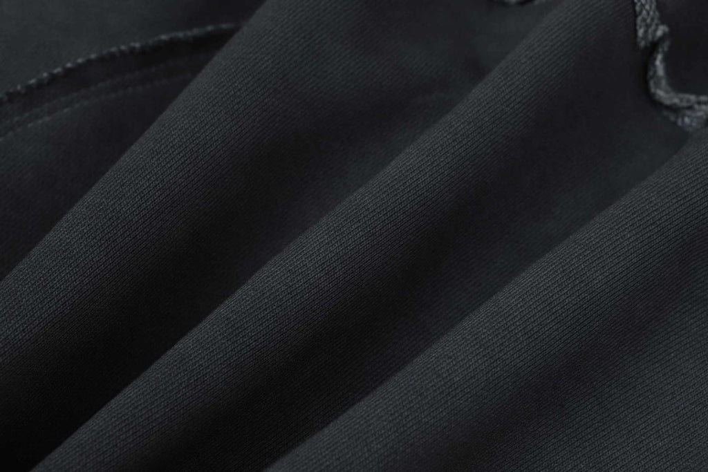 Raw Edge Deconstructed Zip Hoodie