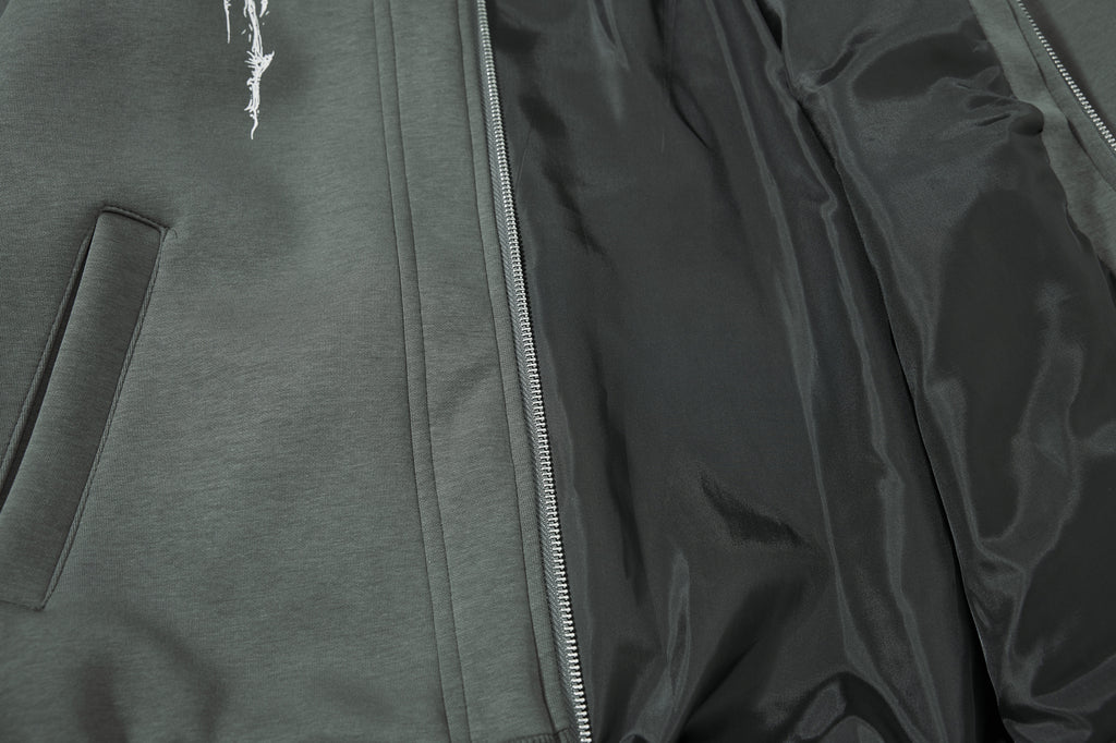The Vintage Mosaic Patchwork Zip Hoodie