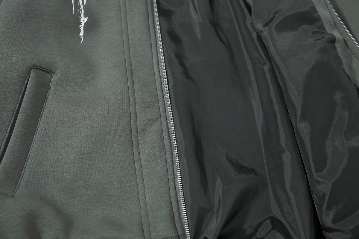 The Vintage Mosaic Patchwork Zip Hoodie