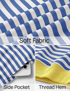 The Candy Stripe Button Collar Sweatshirt