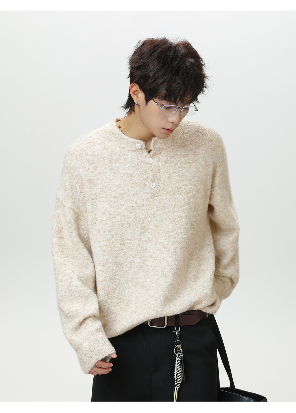 The Moss Harbor Solid Knit Sweater
