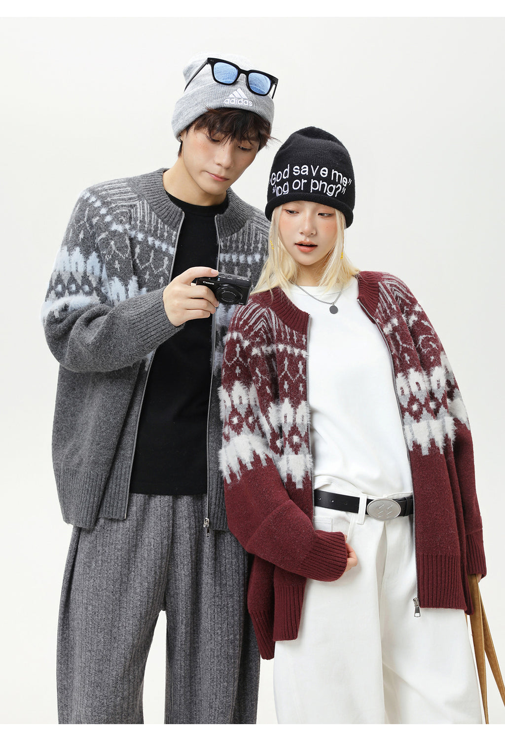 The Ember Row Stand Collar Cardigan