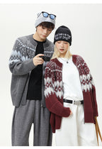 The Ember Row Stand Collar Cardigan