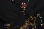 The Wild Doodle Cartoon Animal Zip Hoodie