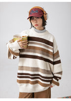 The Dune Block Round Neck Sweater