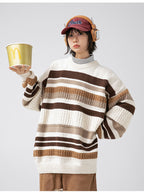 The Dune Block Round Neck Sweater