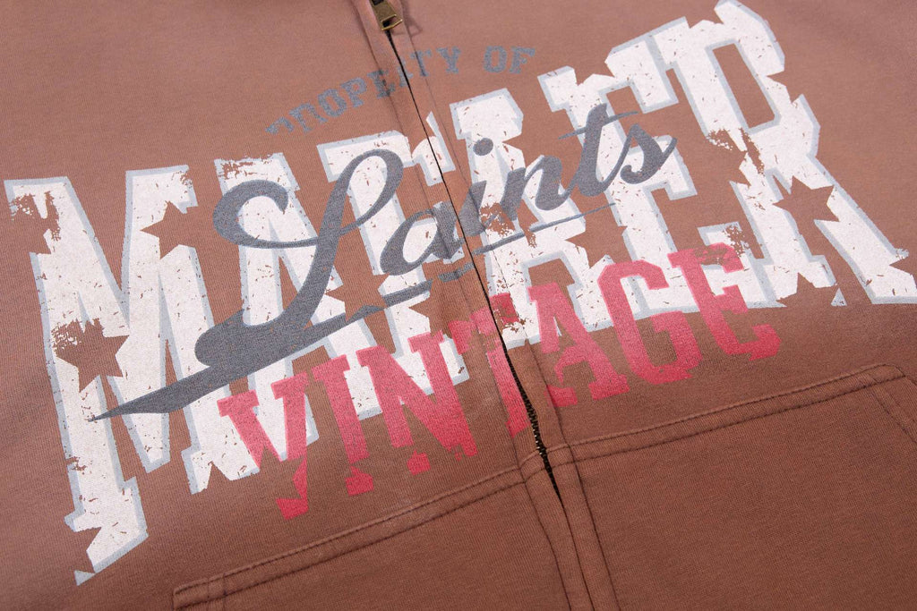The Retro Script Zip Hoodie