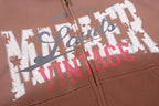The Retro Script Zip Hoodie