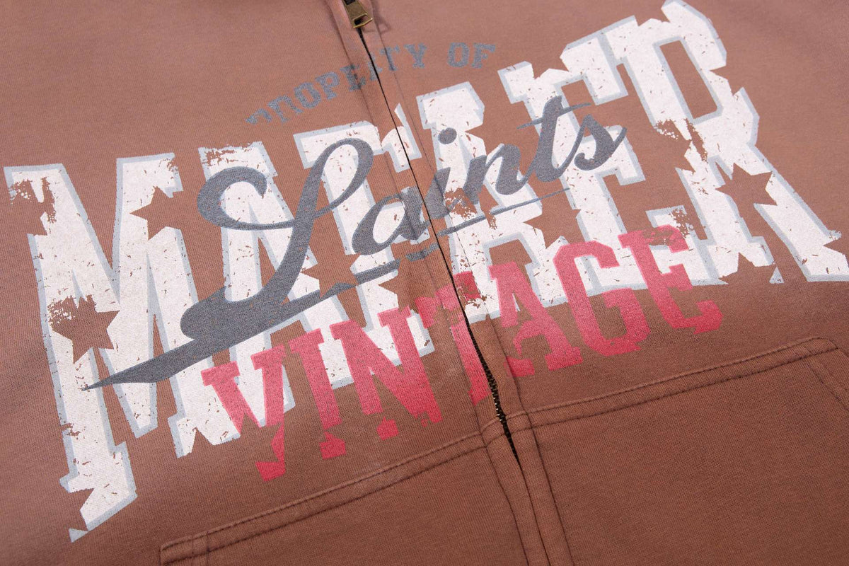 The Retro Script Zip Hoodie