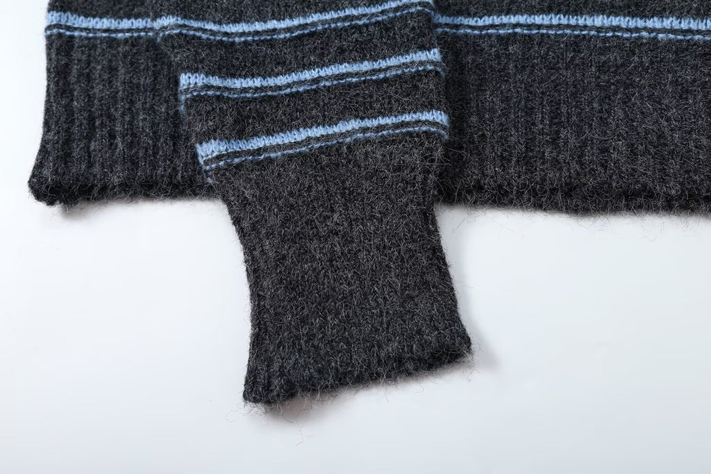 The Birch Lane Striped Knit Sweater