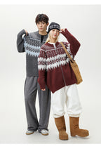 The Ember Row Stand Collar Cardigan