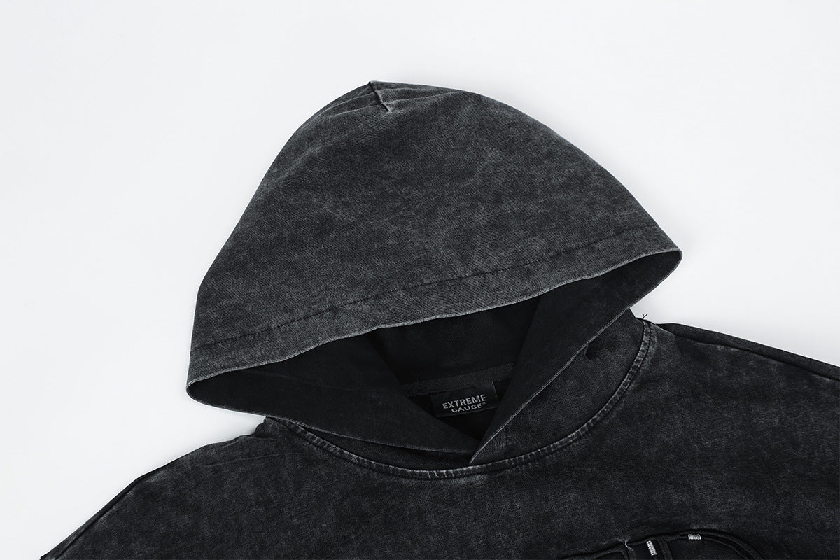The Heritage Stitch Faux Two-Piece Zip Hoodie