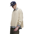 The Midnight Thread Jacquard Round Neck Sweater