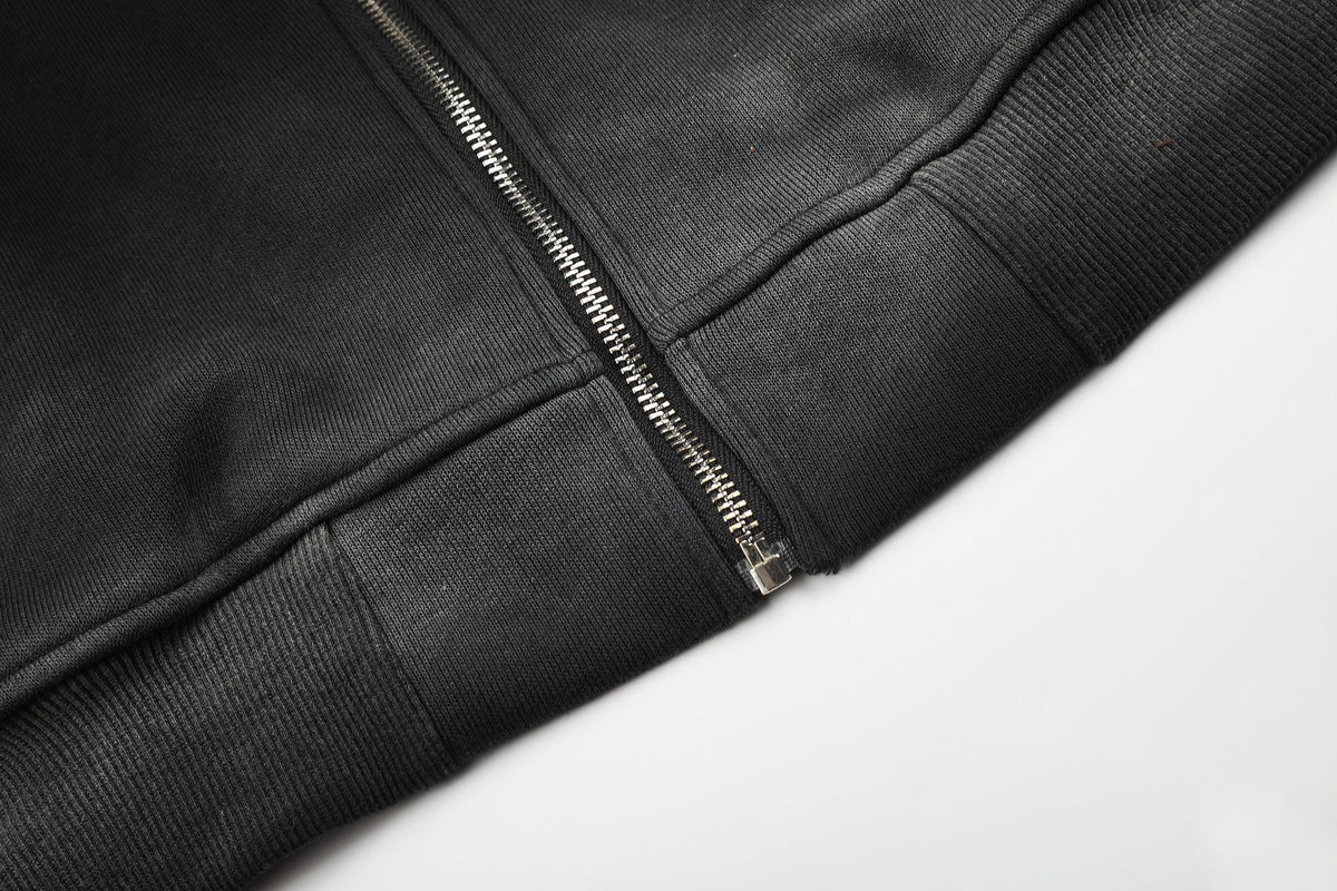 The Smoke Dye Vintage Zip Hoodie