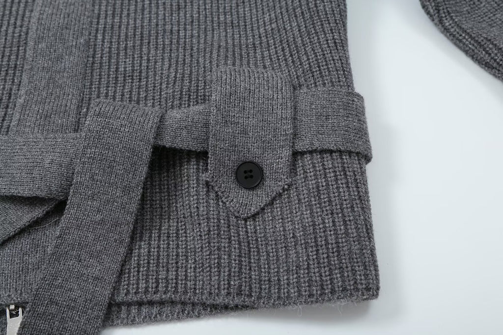 The Harbor Stone Knit Cardigan Jacket