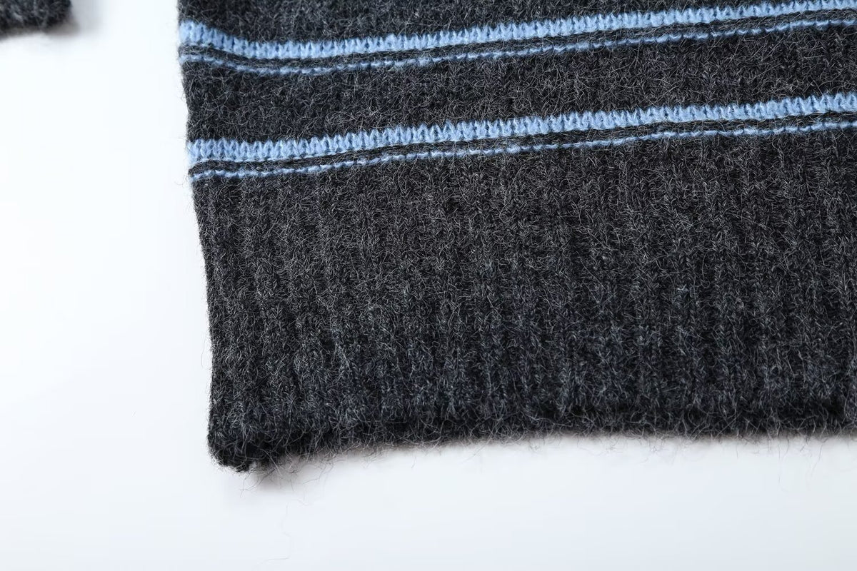 The Birch Lane Striped Knit Sweater