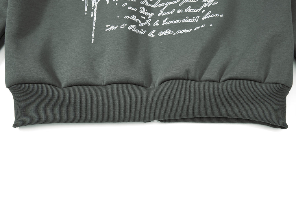 The Vintage Mosaic Patchwork Zip Hoodie