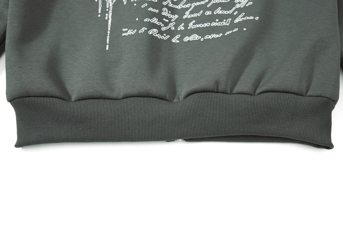 The Vintage Mosaic Patchwork Zip Hoodie