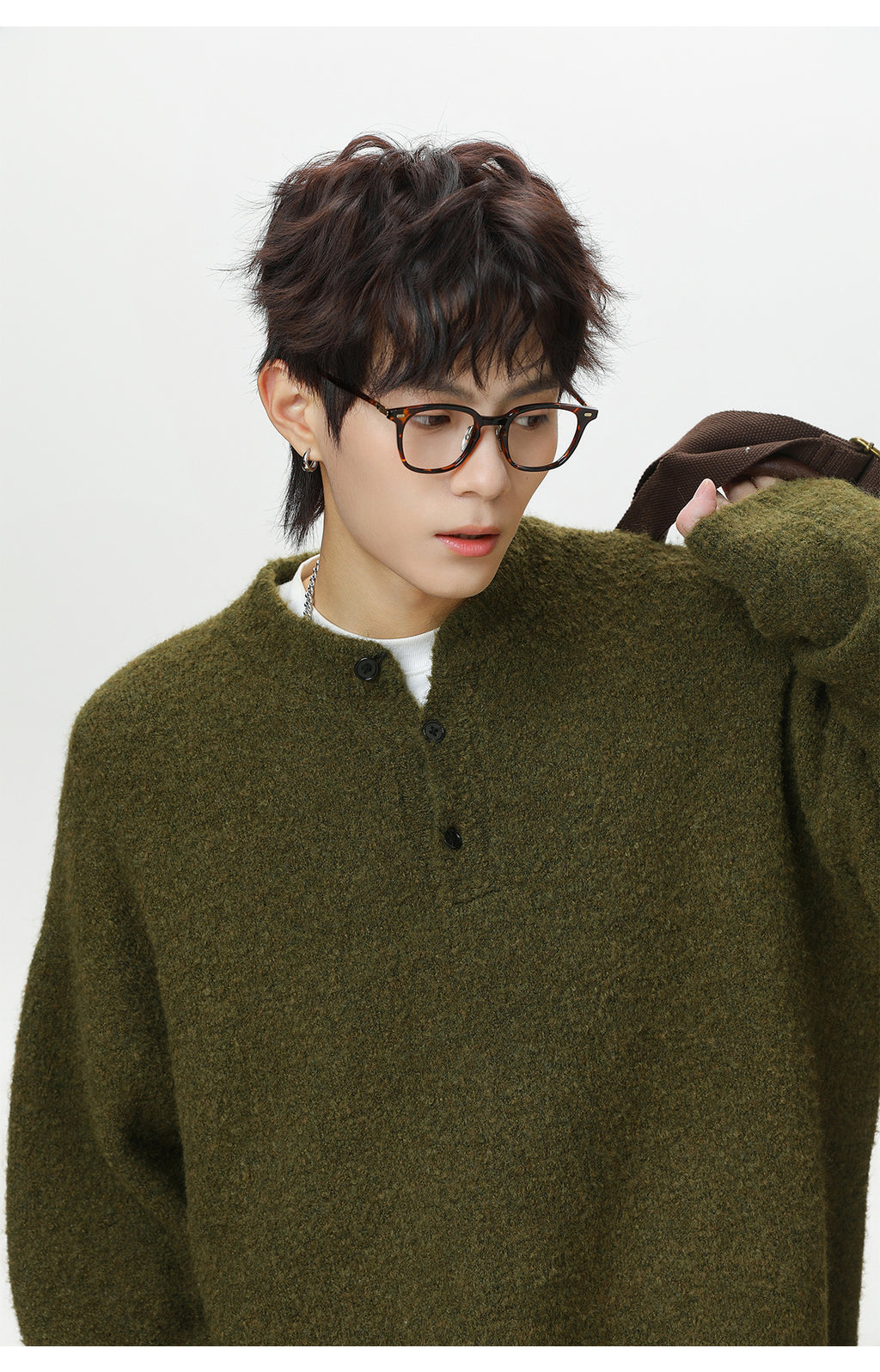 The Moss Harbor Solid Knit Sweater
