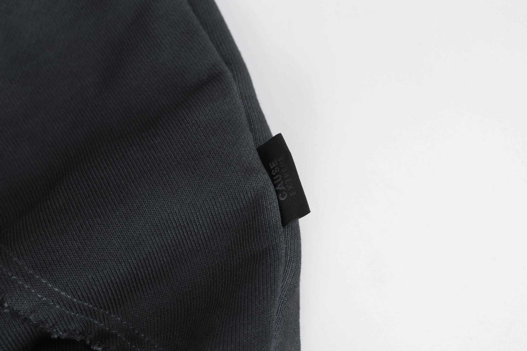Raw Edge Deconstructed Zip Hoodie