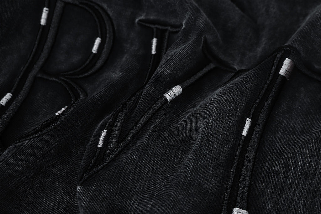 The Heritage Stitch Faux Two-Piece Zip Hoodie