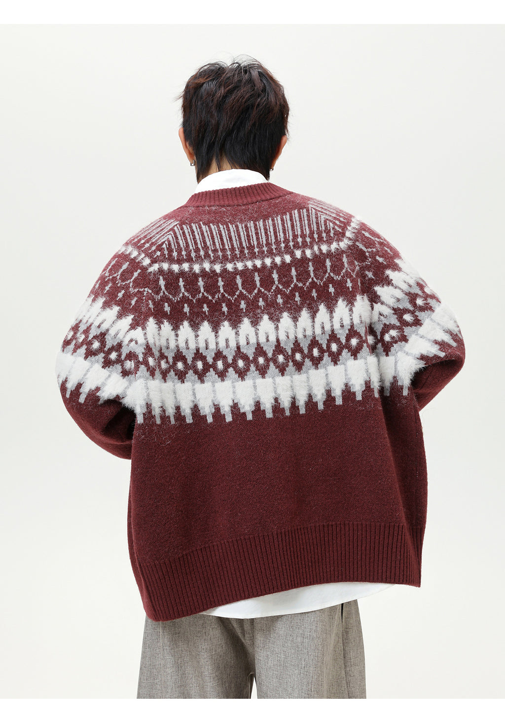 The Ember Row Stand Collar Cardigan