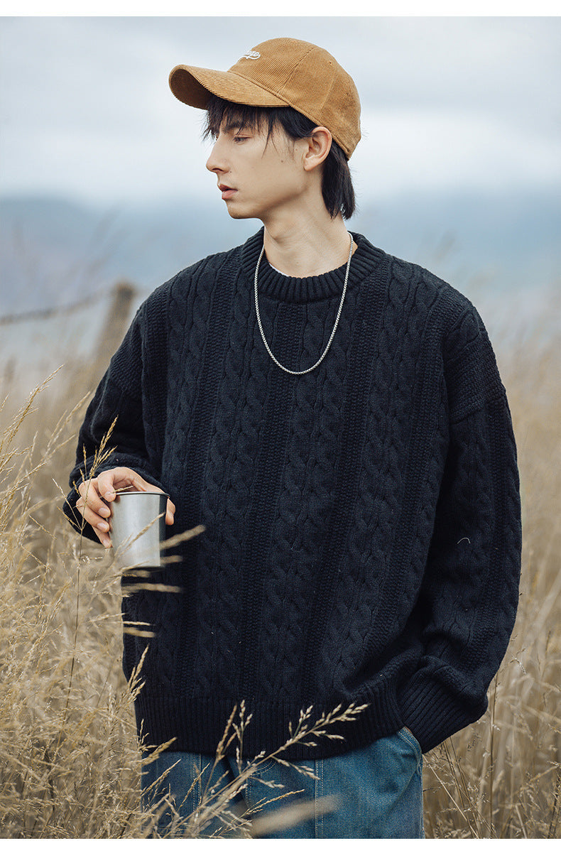 The Everyday Ember Round Neck Sweater