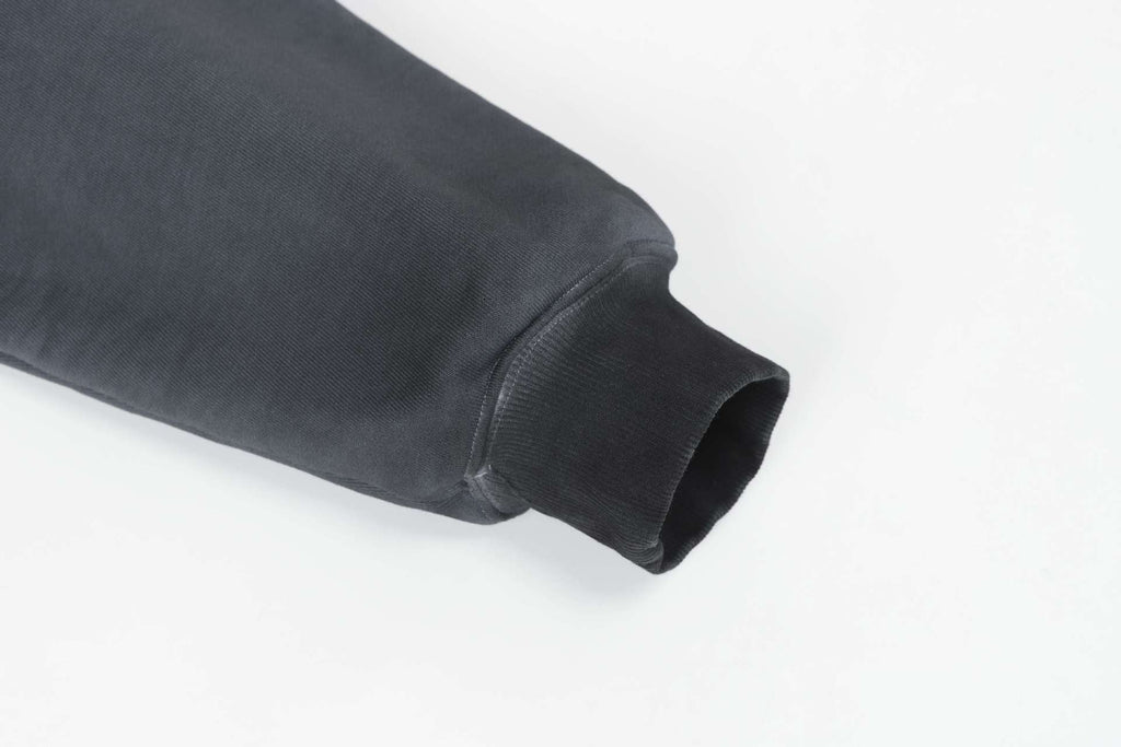 Raw Edge Deconstructed Zip Hoodie