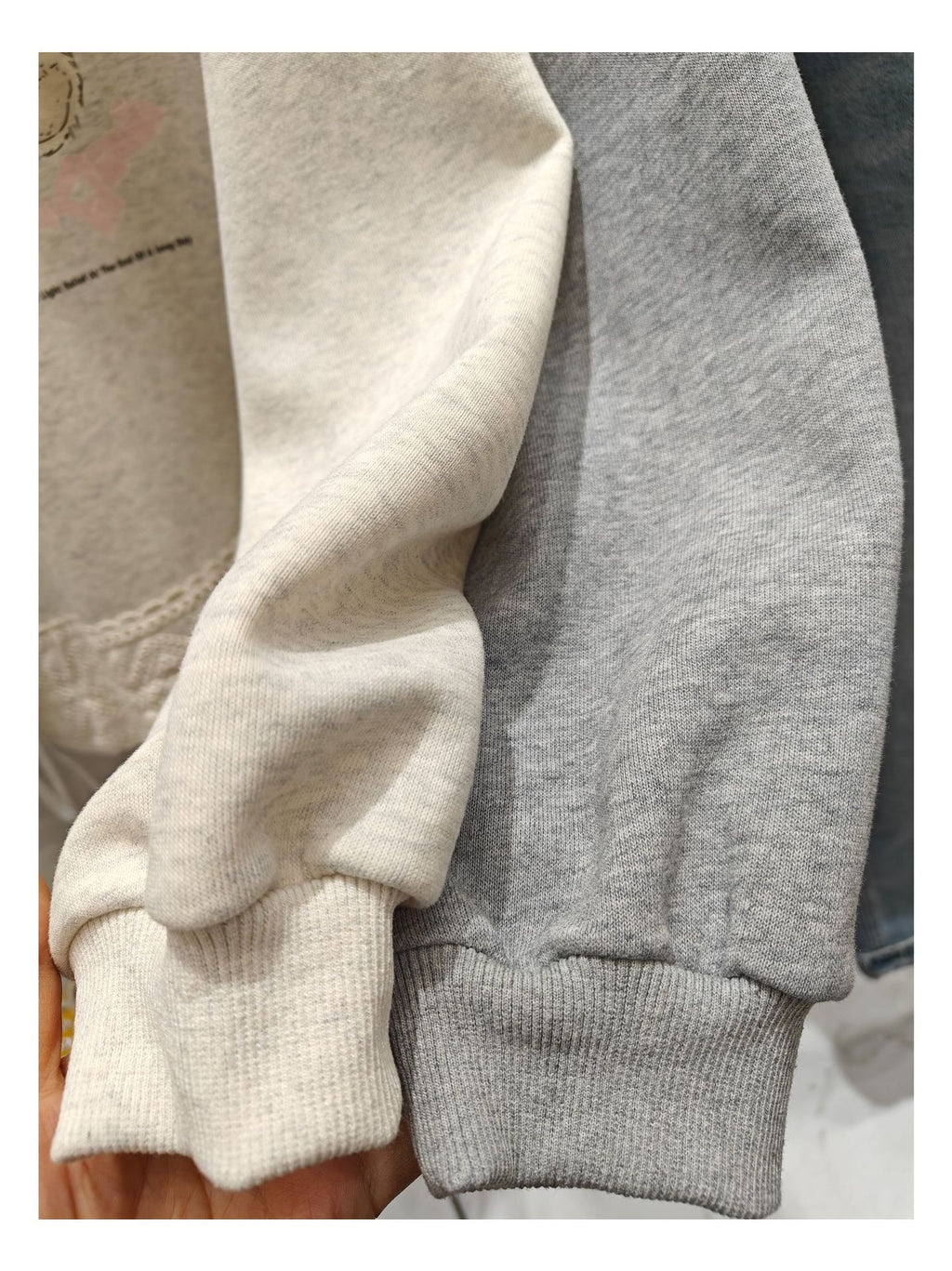 The Dove Lace Trim Embroidered Sweatshirt