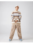 The Dune Block Round Neck Sweater