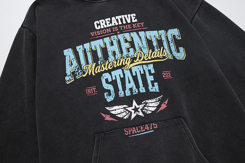 The Faded Verse Washed Zip Hoodie