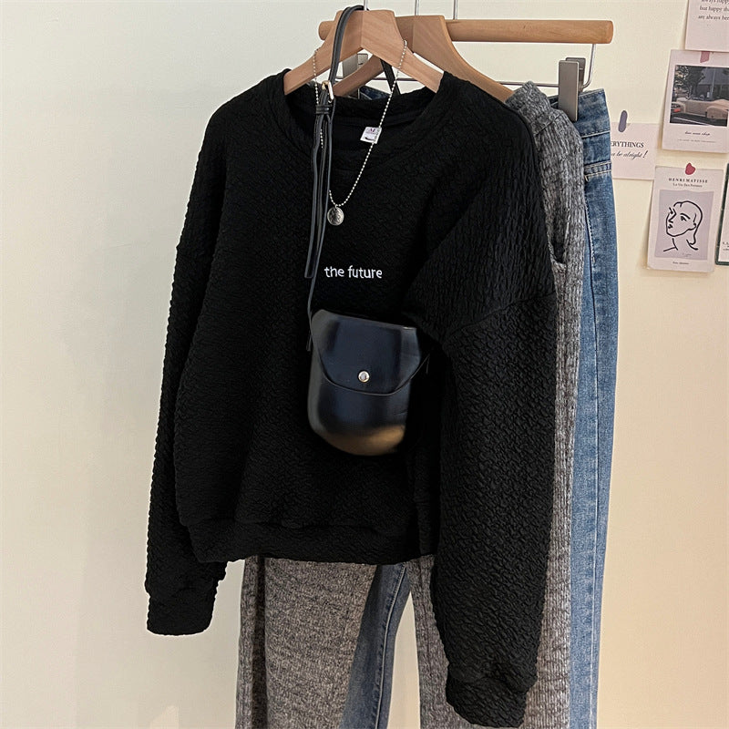 The Future Script Embroidered Sweatshirt