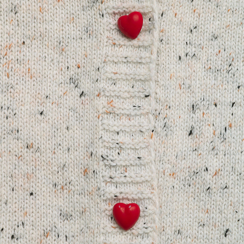 The Cloud Stitch Color Block Cardigan