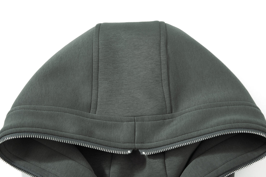 The Vintage Mosaic Patchwork Zip Hoodie