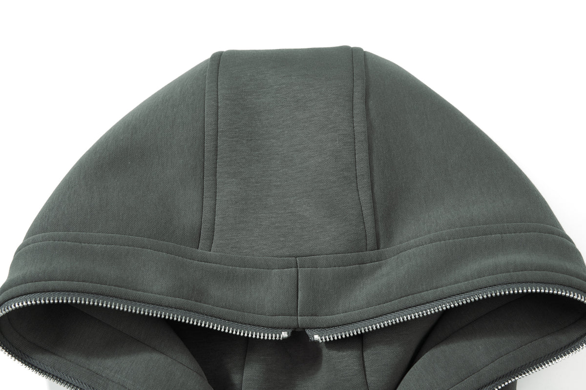 The Vintage Mosaic Patchwork Zip Hoodie