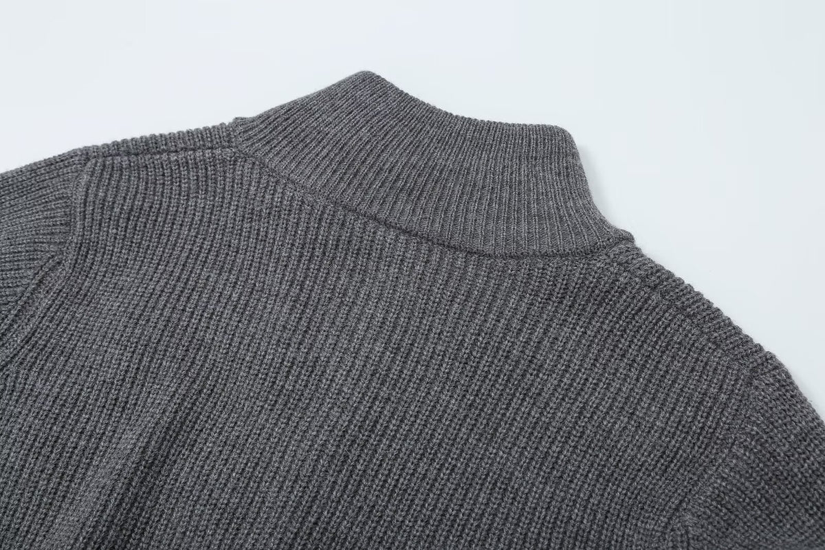 The Harbor Stone Knit Cardigan Jacket