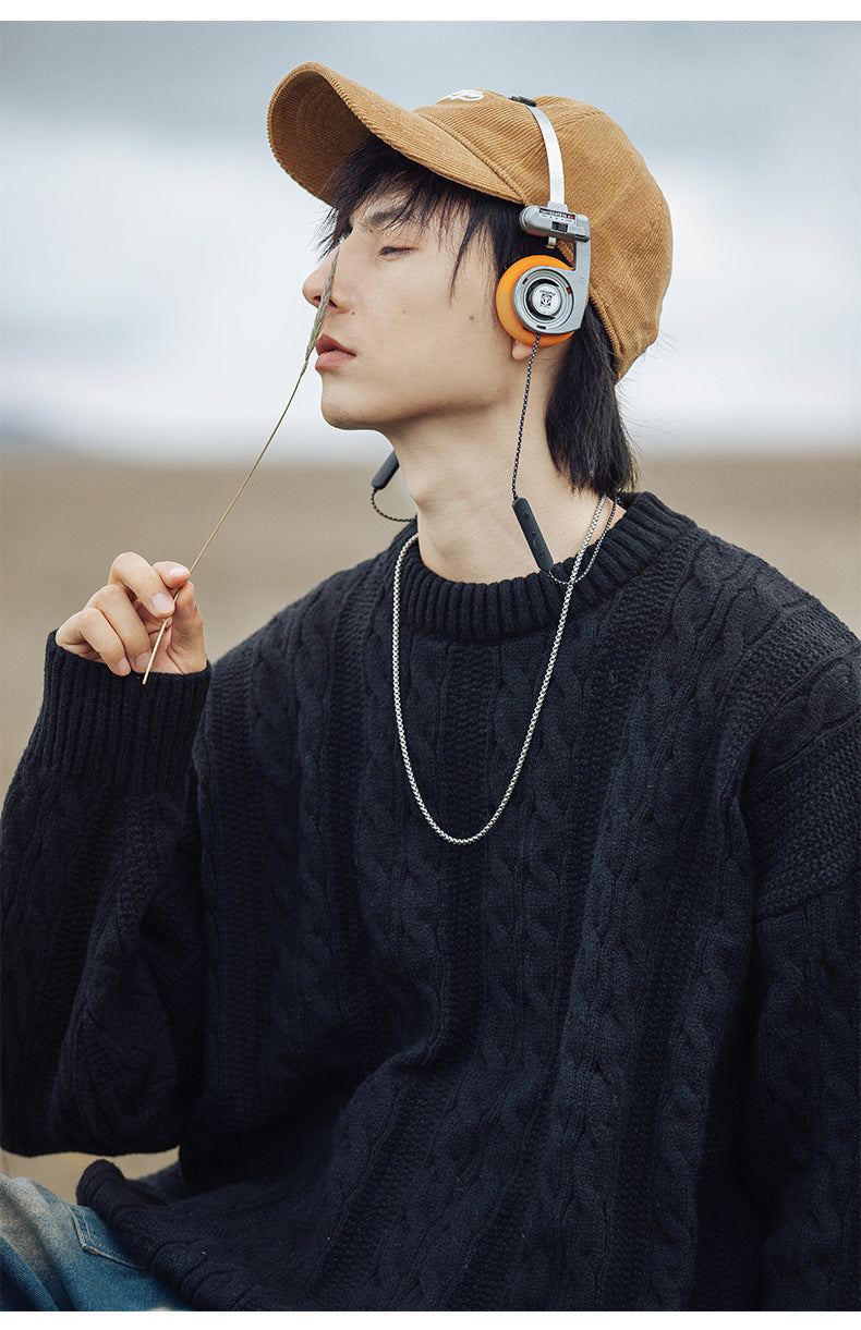 The Everyday Ember Round Neck Sweater